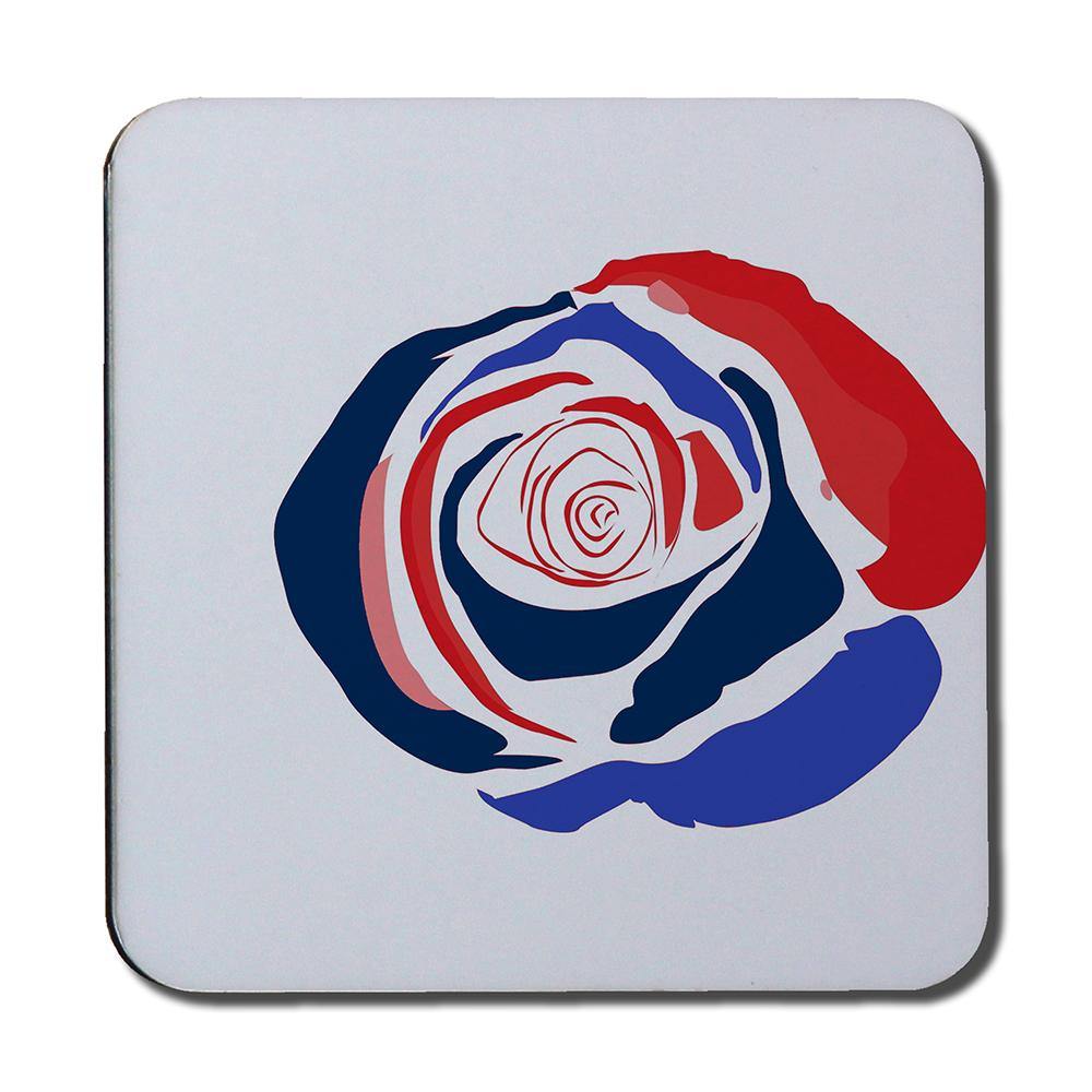 Red & Blue Rose (Coaster) - Andrew Lee Home and Living