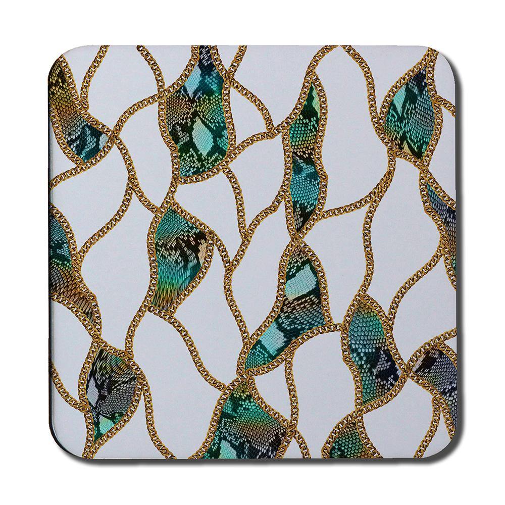 Chains & Snake Skin (Coaster) - Andrew Lee Home and Living