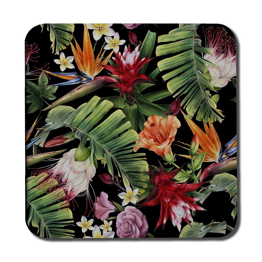 Tropical Flowers & Plant Leaves (Coaster) - Andrew Lee Home and Living