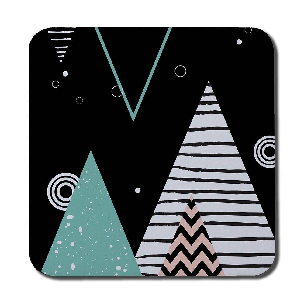 Triangles, Circles & Zig Zag Patterns (Coaster) - Andrew Lee Home and Living
