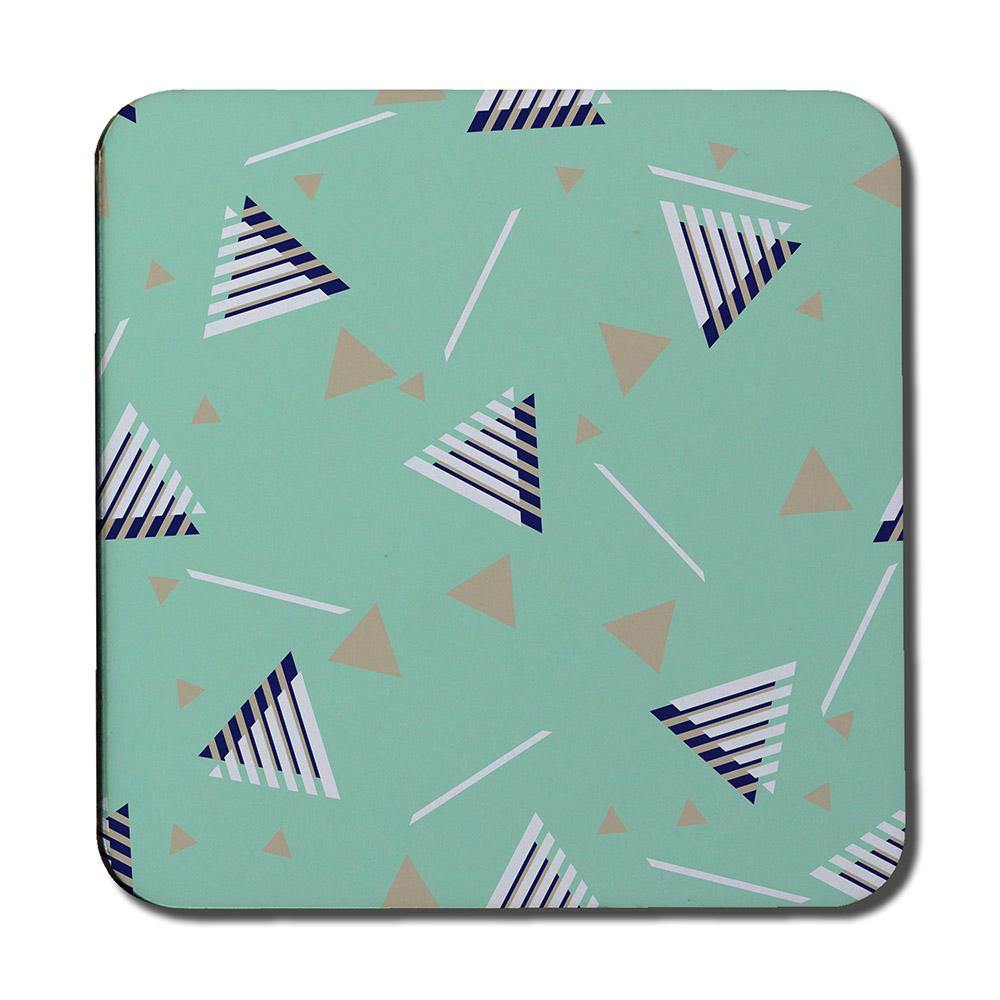 Geometric Triangle Stripes (Coaster) - Andrew Lee Home and Living