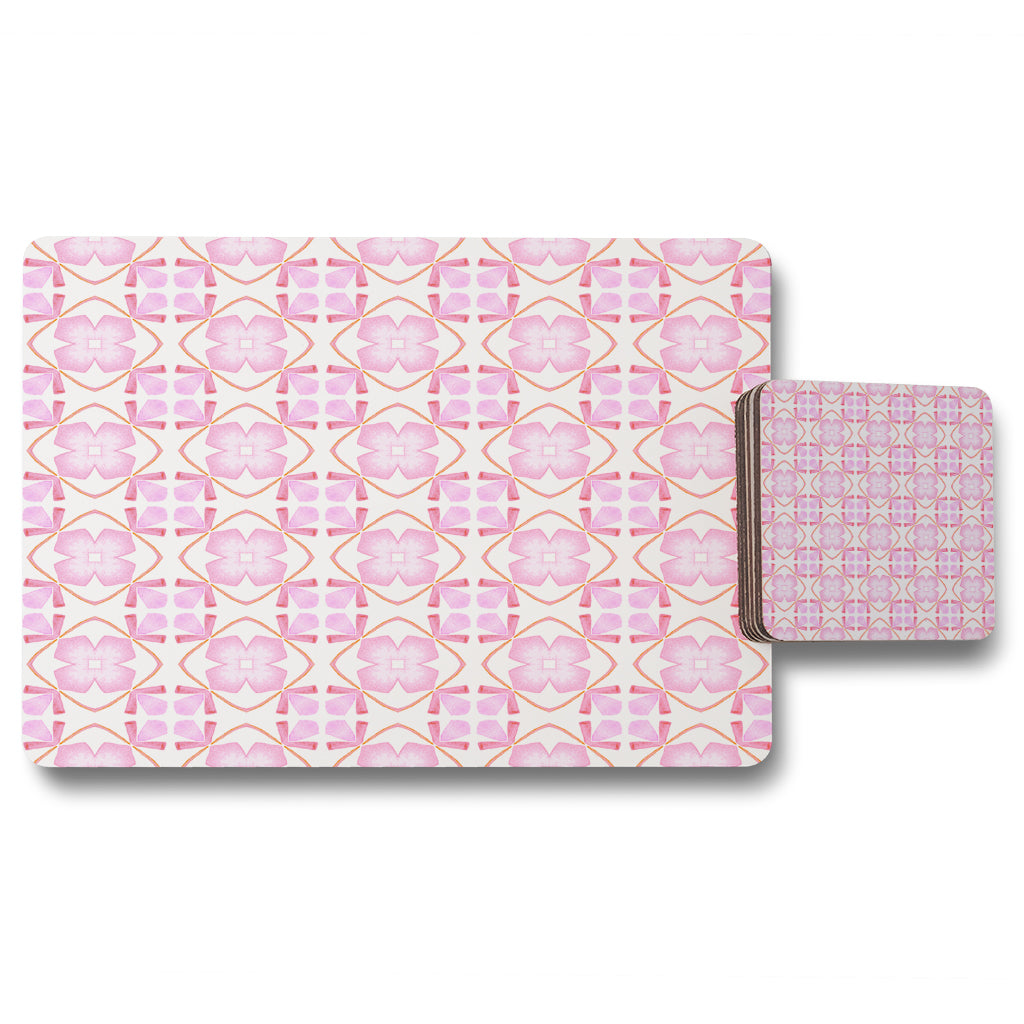 New Product Orange sublime boho chic summer design (Placemat & Coaster Set)  - Andrew Lee Home and Living