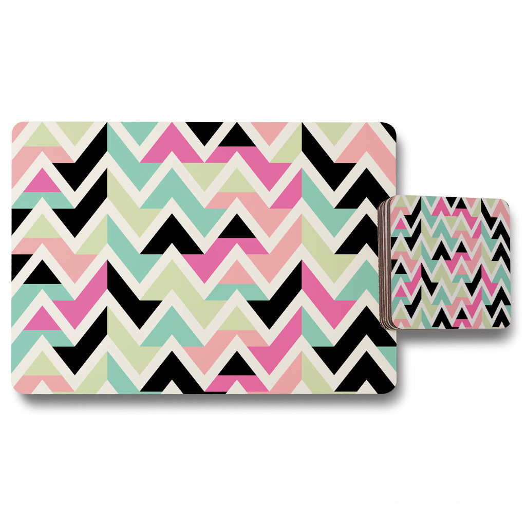 New Product Summer hipster boho chic (Placemat & Coaster Set)  - Andrew Lee Home and Living