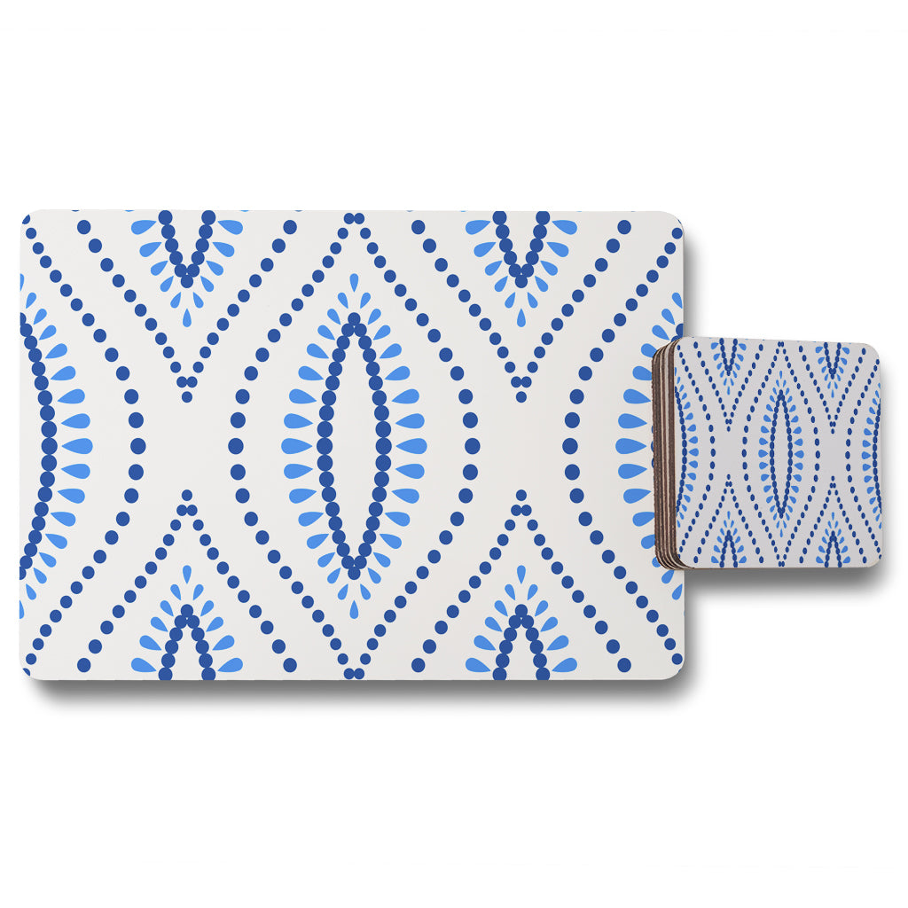 New Product Boho Intricate ogee (Placemat & Coaster Set)  - Andrew Lee Home and Living