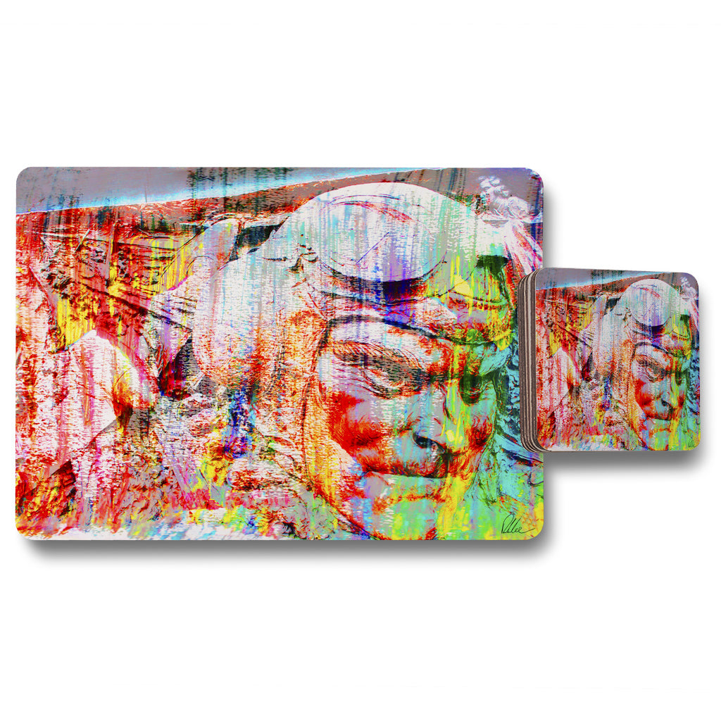 New Product BATTLE OF BRITAIN HEAD (Placemat & Coaster Set)  - Andrew Lee Home and Living