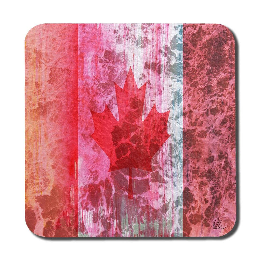 Canada Flag (Coaster) - Andrew Lee Home and Living