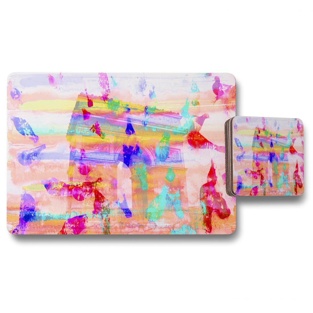 New Product Arc de triomphe (Placemat & Coaster Set)  - Andrew Lee Home and Living