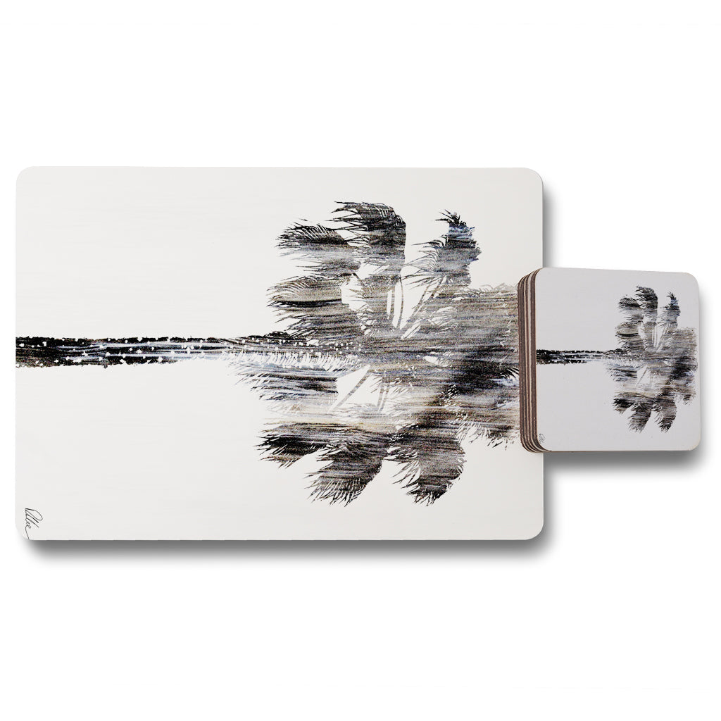 New Product Tall palm (Placemat & Coaster Set)  - Andrew Lee Home and Living
