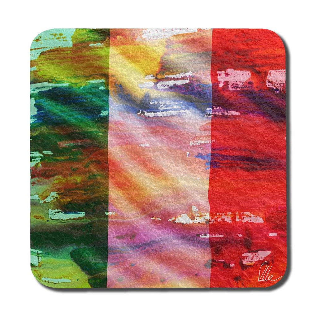 Italy flag (Coaster) - Andrew Lee Home and Living