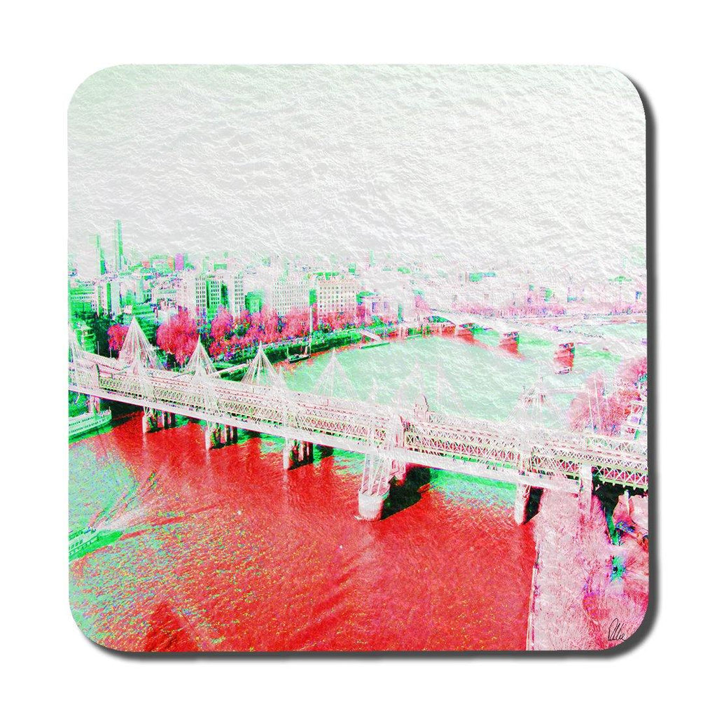 LONDON EYE VEIW RED (Coaster) - Andrew Lee Home and Living