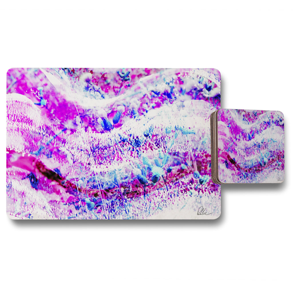 New Product Pink Wilderness (Placemat & Coaster Set)  - Andrew Lee Home and Living