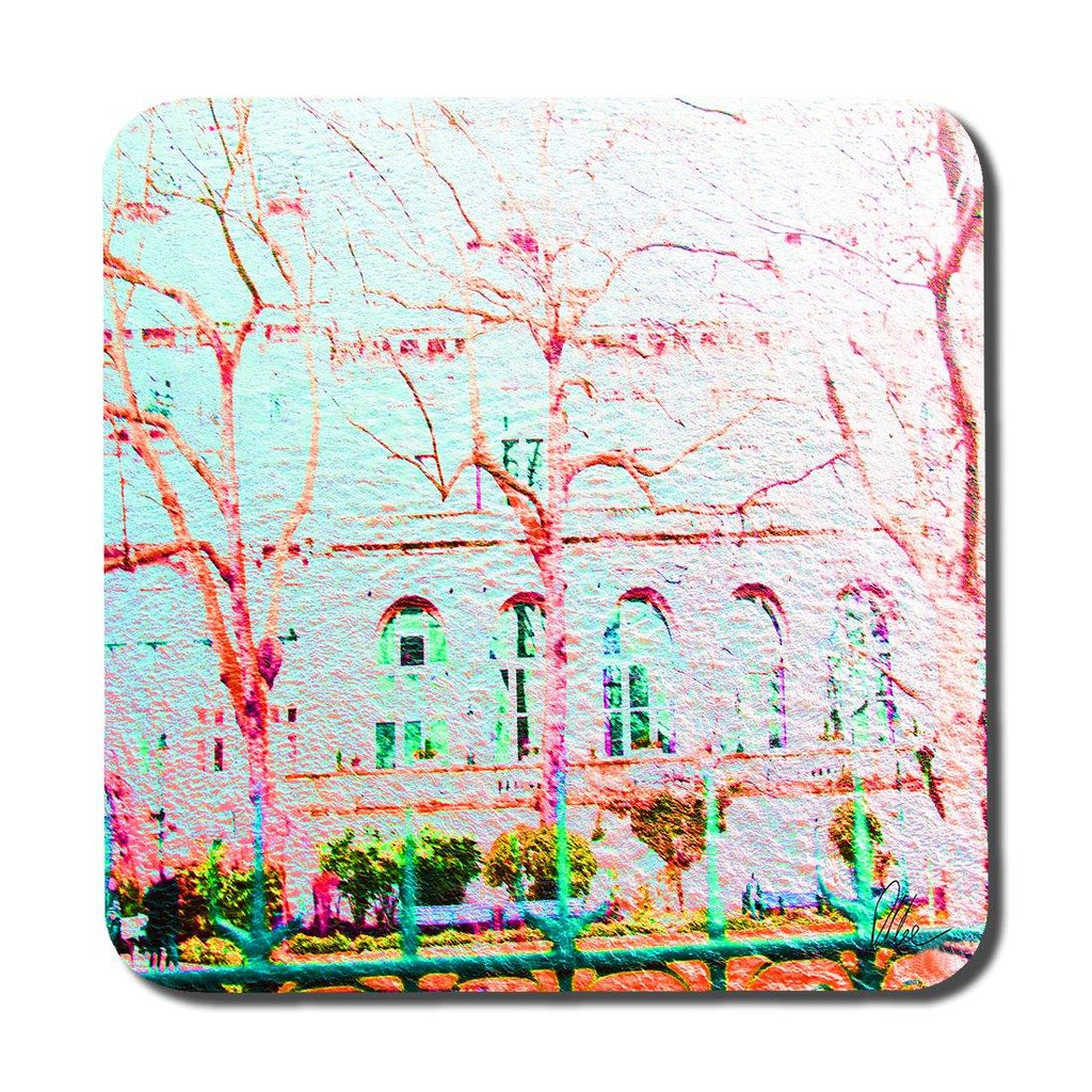 Red tree in london  (Coaster) - Andrew Lee Home and Living
