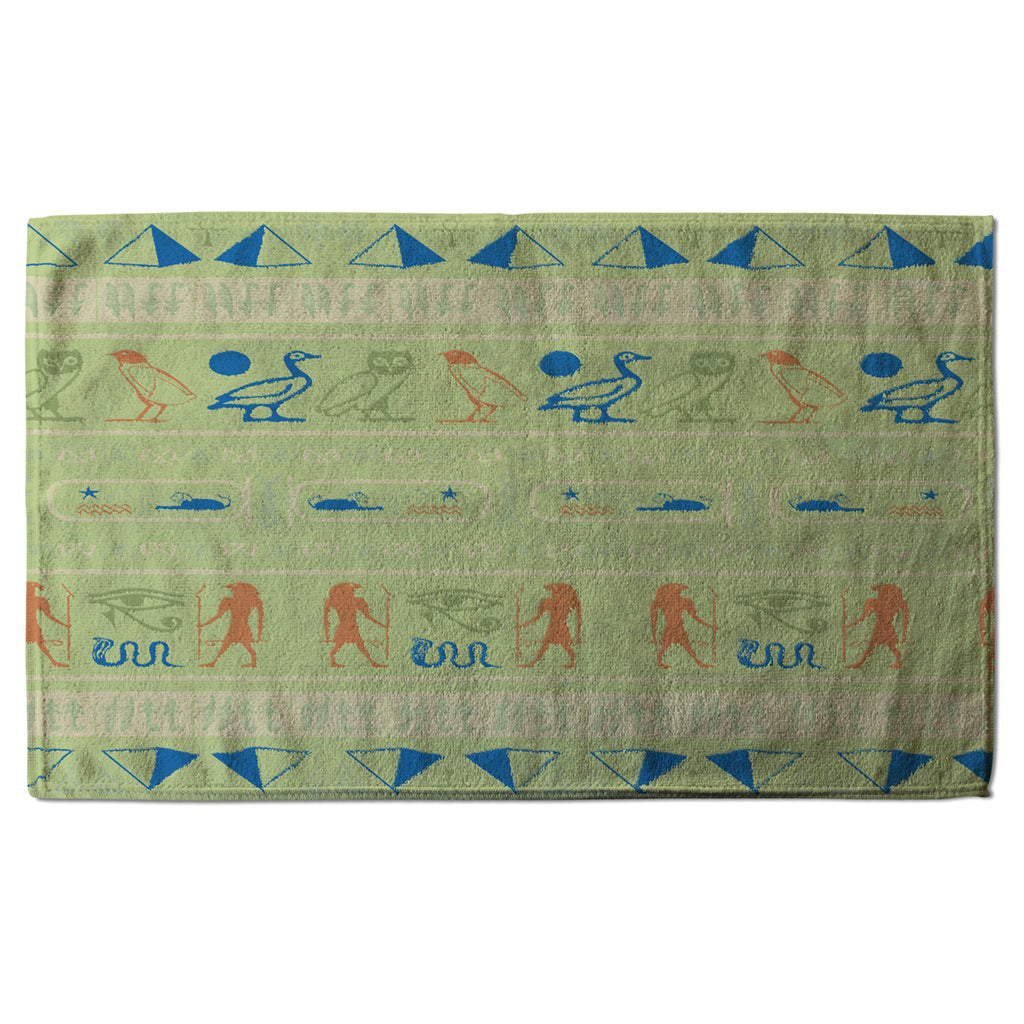 New Product Hieroglyphic egyptian language symbols (Kitchen Towel)  - Andrew Lee Home and Living