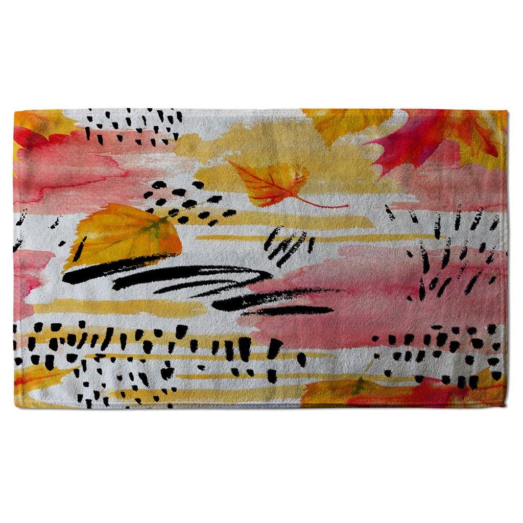 Abstract fall seamless pattern in Bright autumn colours (Kitchen Towel) - Andrew Lee Home and Living