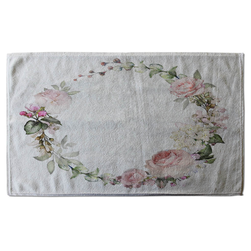 New Product Watercolour Flowers (Kitchen Towel)  - Andrew Lee Home and Living