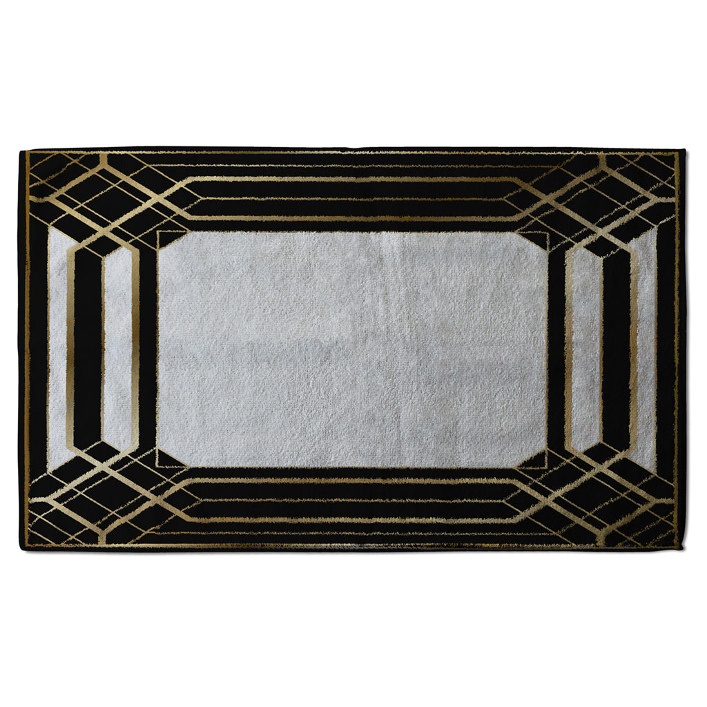 New Product Art Deco Black Frame (Kitchen Towel)  - Andrew Lee Home and Living
