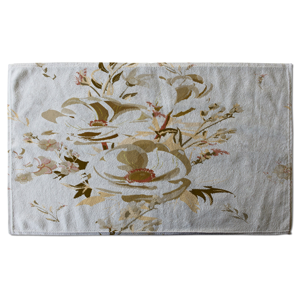 New Product Golden Flower Print (Kitchen Towel)  - Andrew Lee Home and Living