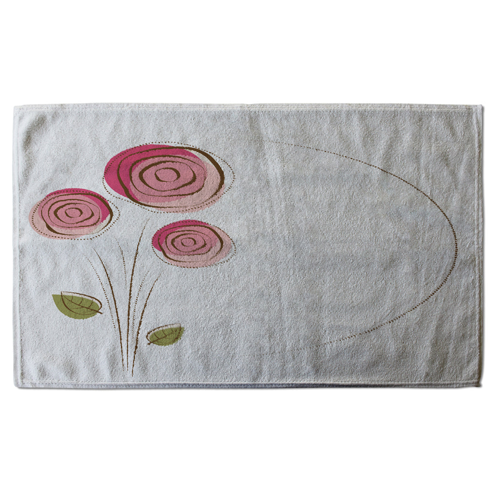 New Product Rose Drawing (Kitchen Towel)  - Andrew Lee Home and Living