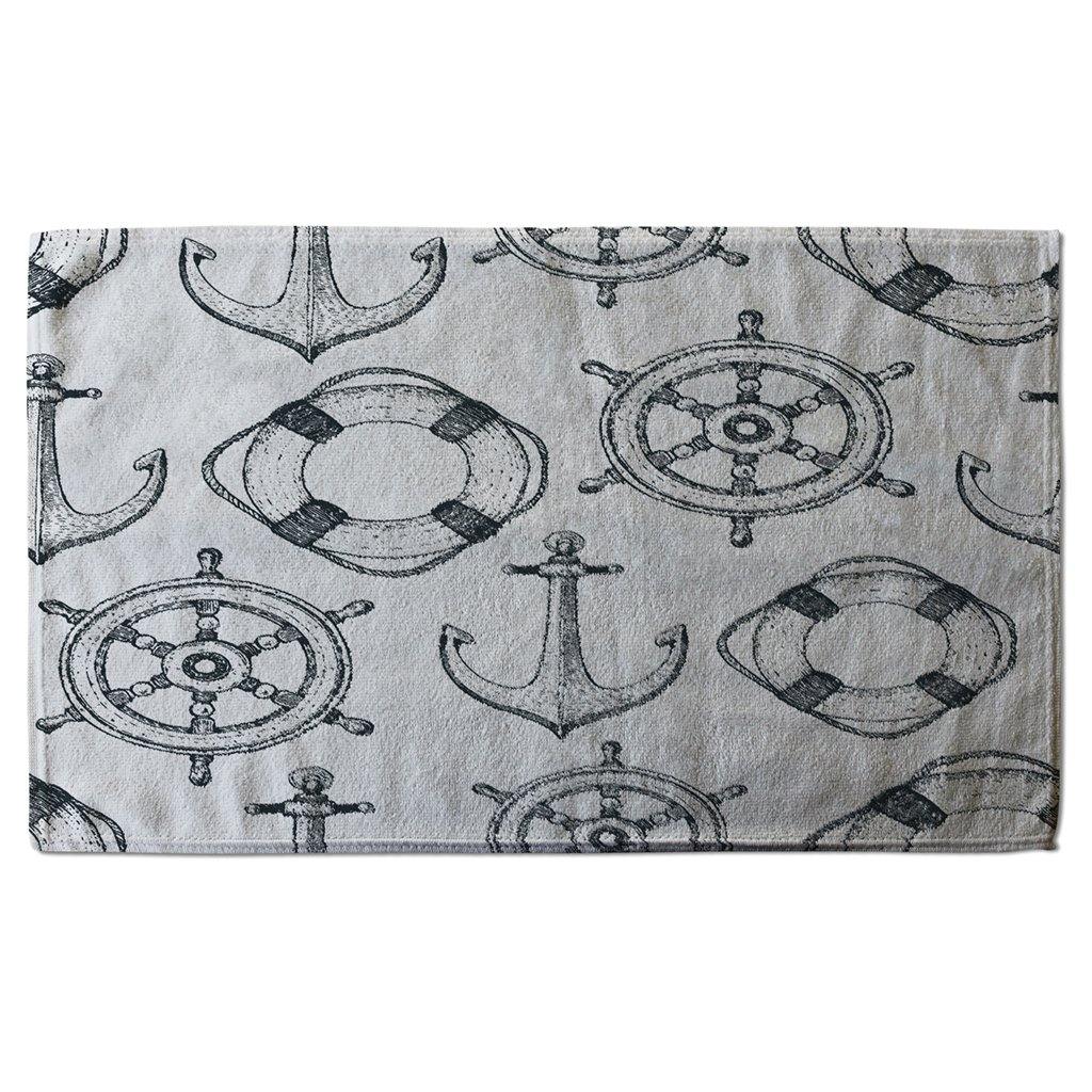 Anchor & Wheel (Kitchen Towel) - Andrew Lee Home and Living
