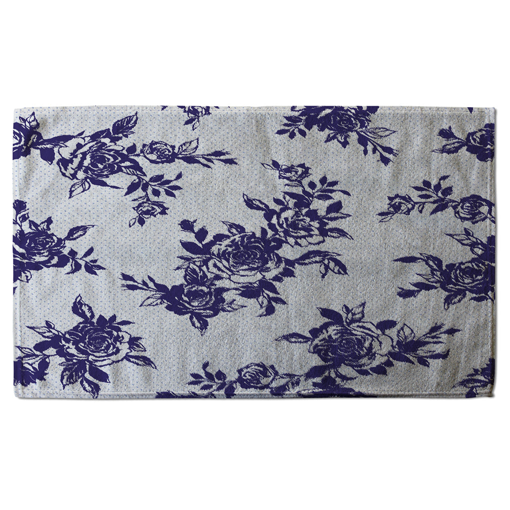 New Product Roses Print On Polka Dots (Kitchen Towel)  - Andrew Lee Home and Living
