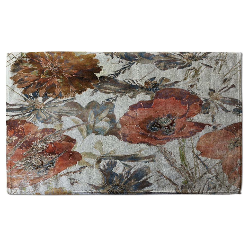New Product Watercolour Flower Print (Kitchen Towel)  - Andrew Lee Home and Living