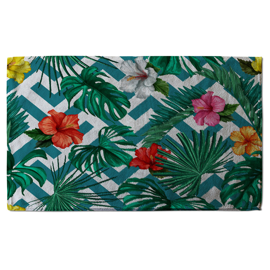 New Product Tropical Leaves & Geometrics (Kitchen Towel)  - Andrew Lee Home and Living
