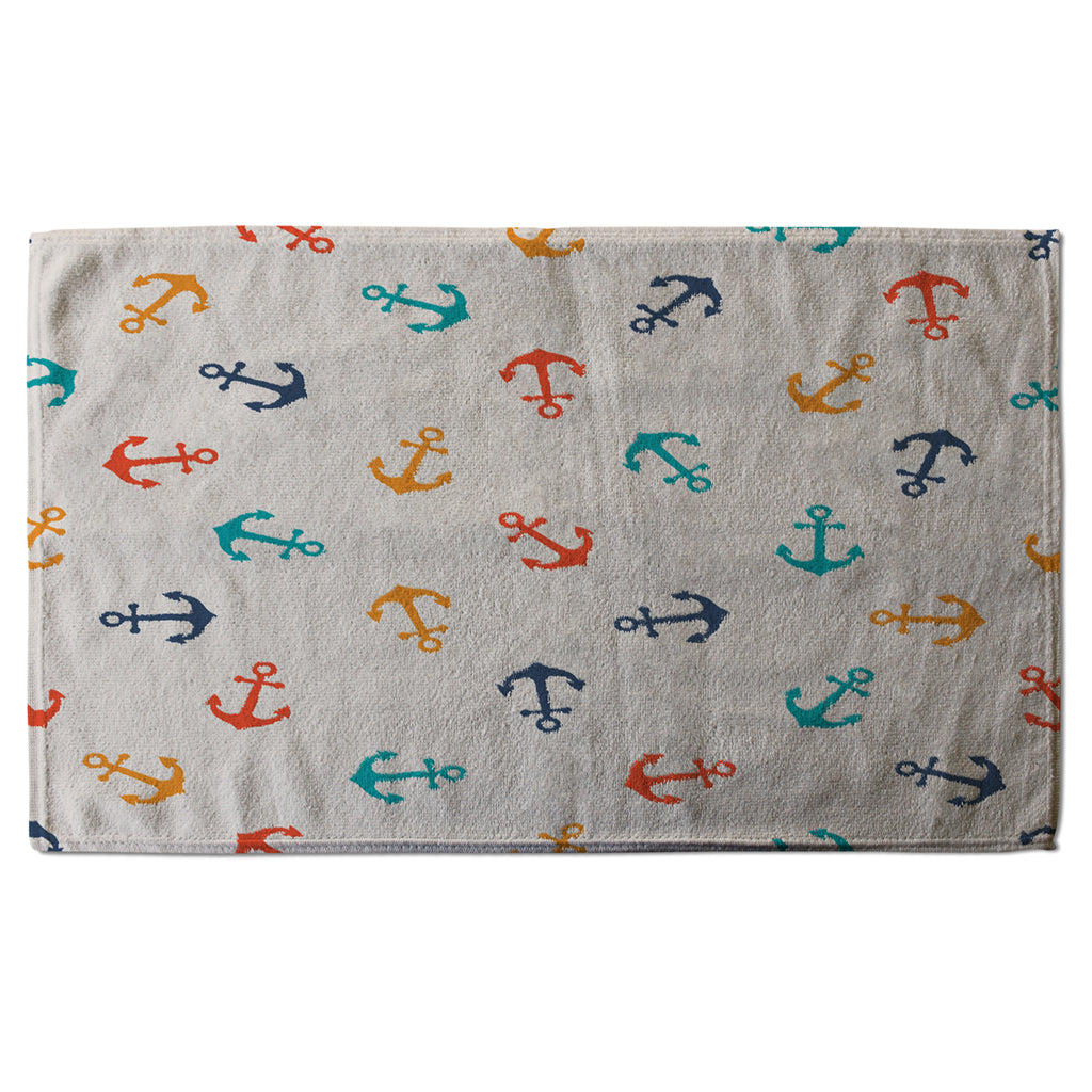 New Product Multi Coloured Anchors (Kitchen Towel)  - Andrew Lee Home and Living
