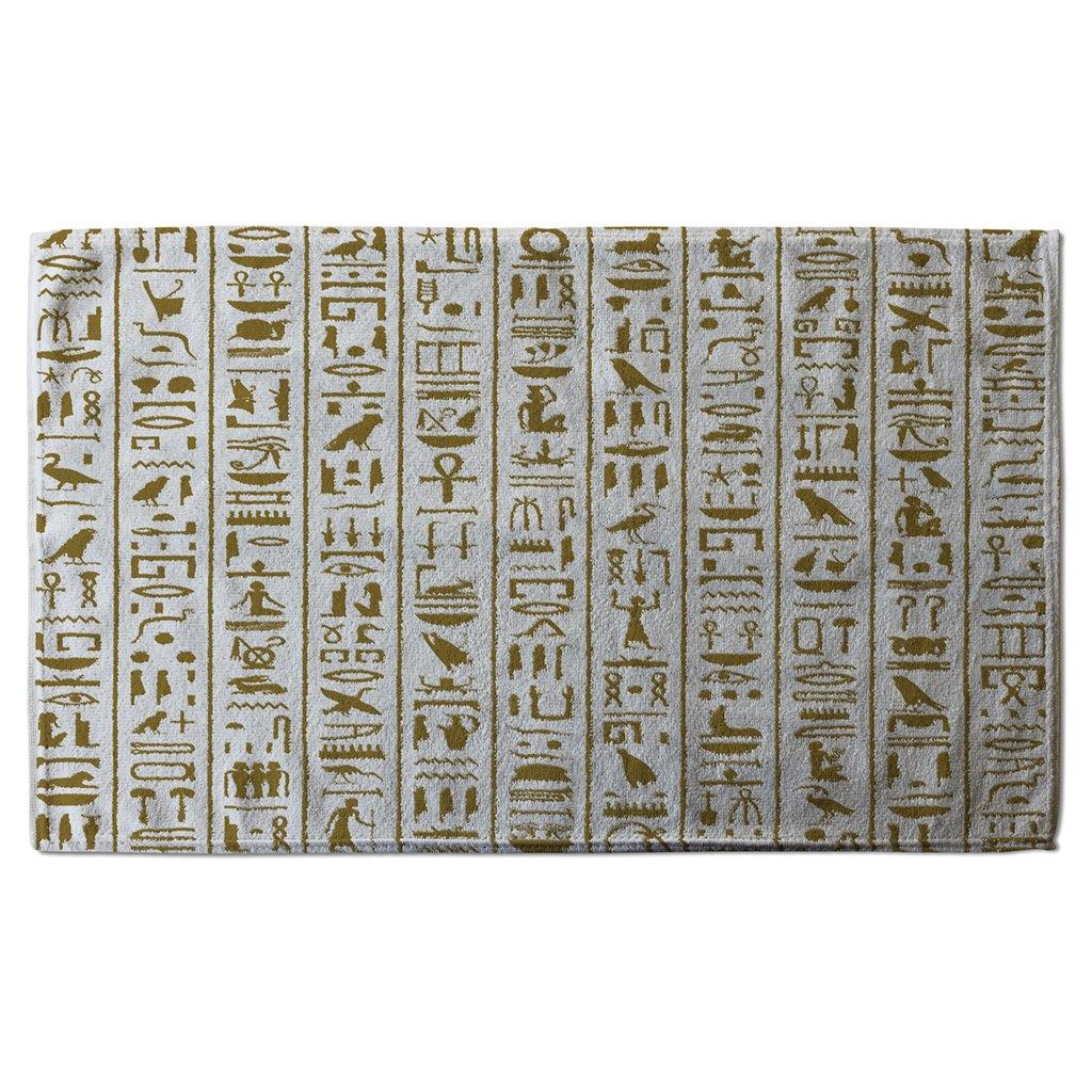Acient Egyptian Heiroglyphs (Kitchen Towel) - Andrew Lee Home and Living
