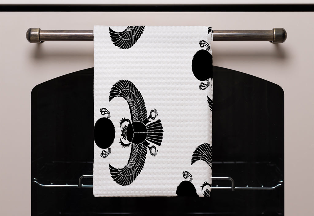 New Product Scarab Silhouette (Kitchen Towel)  - Andrew Lee Home and Living