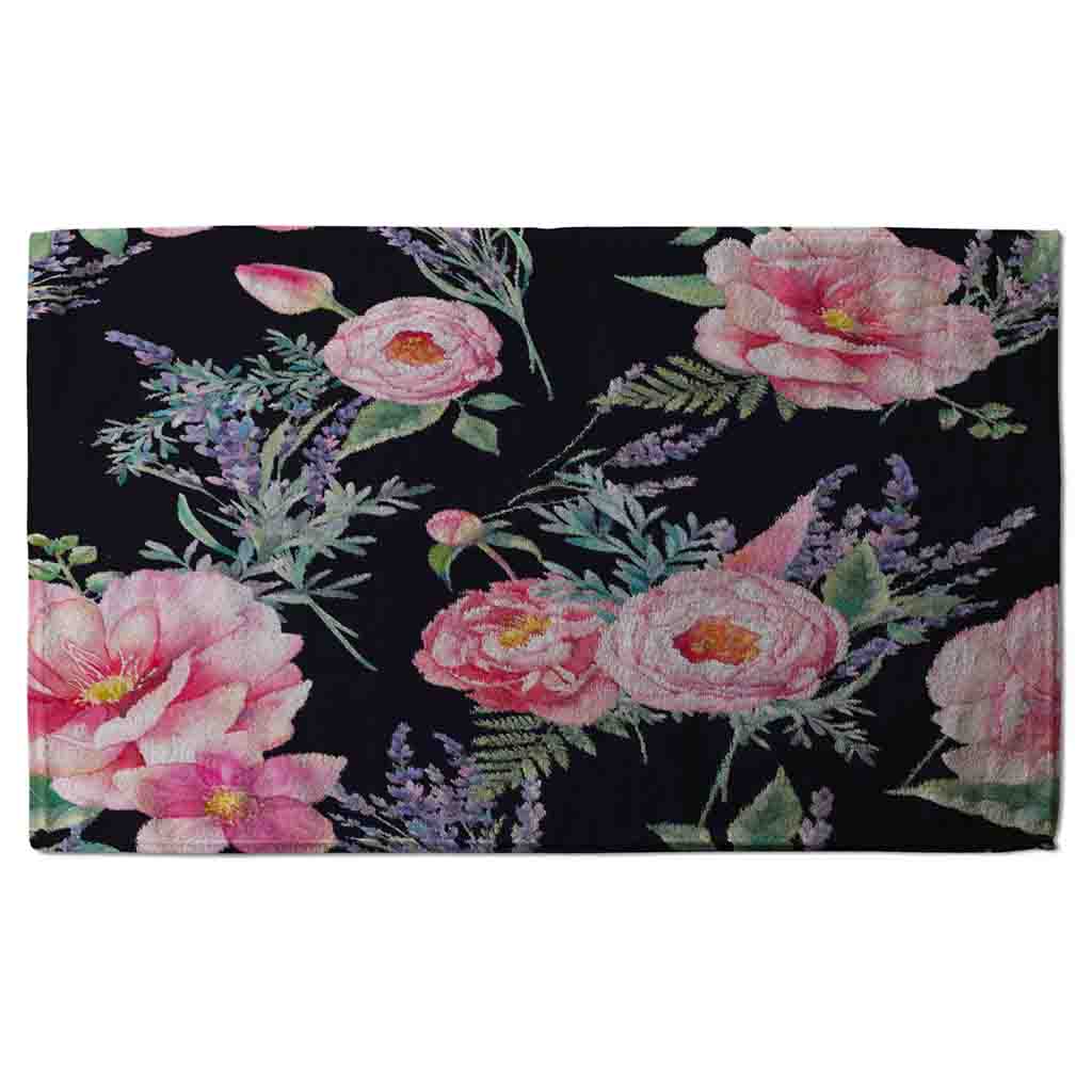 New Product Watercolour Painting of Flowers (Kitchen Towel)  - Andrew Lee Home and Living