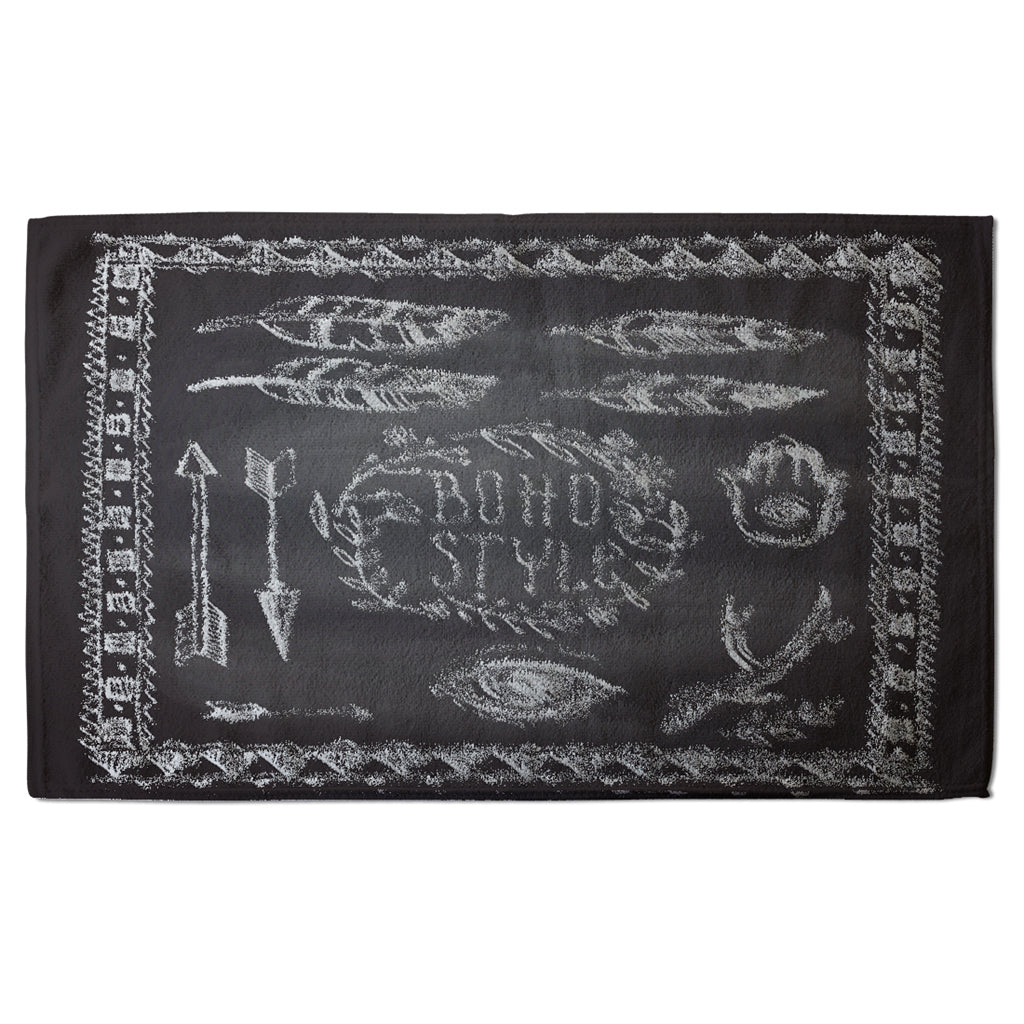 New Product Boho Style  motivating phrase (Kitchen Towel)  - Andrew Lee Home and Living
