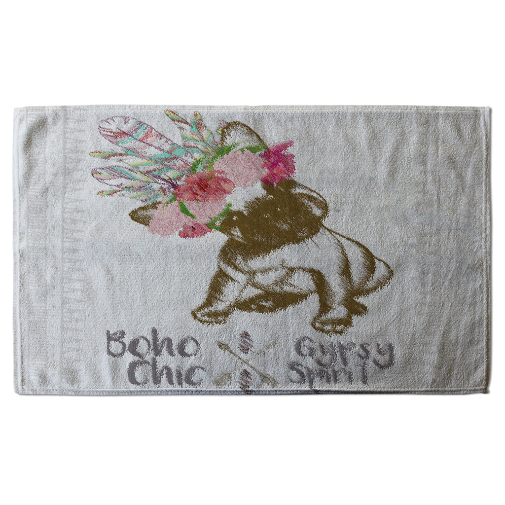 New Product portrait of french bulldog puppy (Kitchen Towel)  - Andrew Lee Home and Living