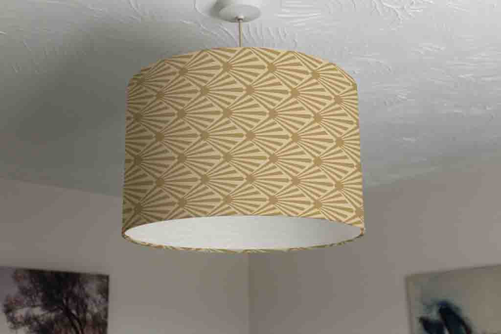 New Product gold monochrome art deco sun rays (Ceiling & Lamp Shade)  - Andrew Lee Home and Living
