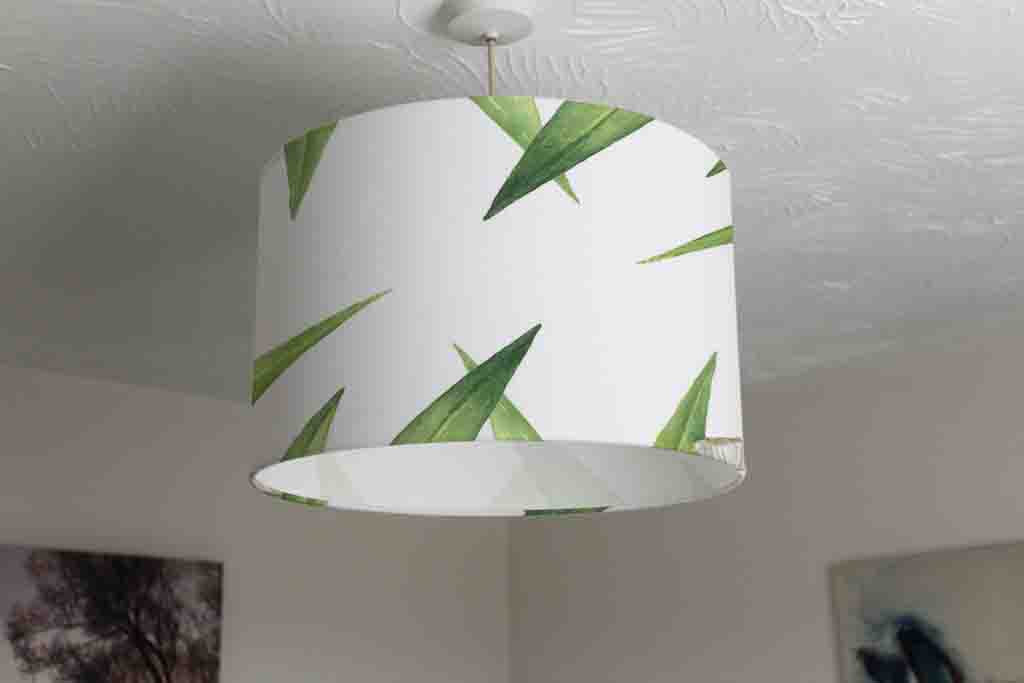 New Product Watercolor hand painted green floral Eucalyptus Leaves image  (Ceiling & Lamp Shade)  - Andrew Lee Home and Living