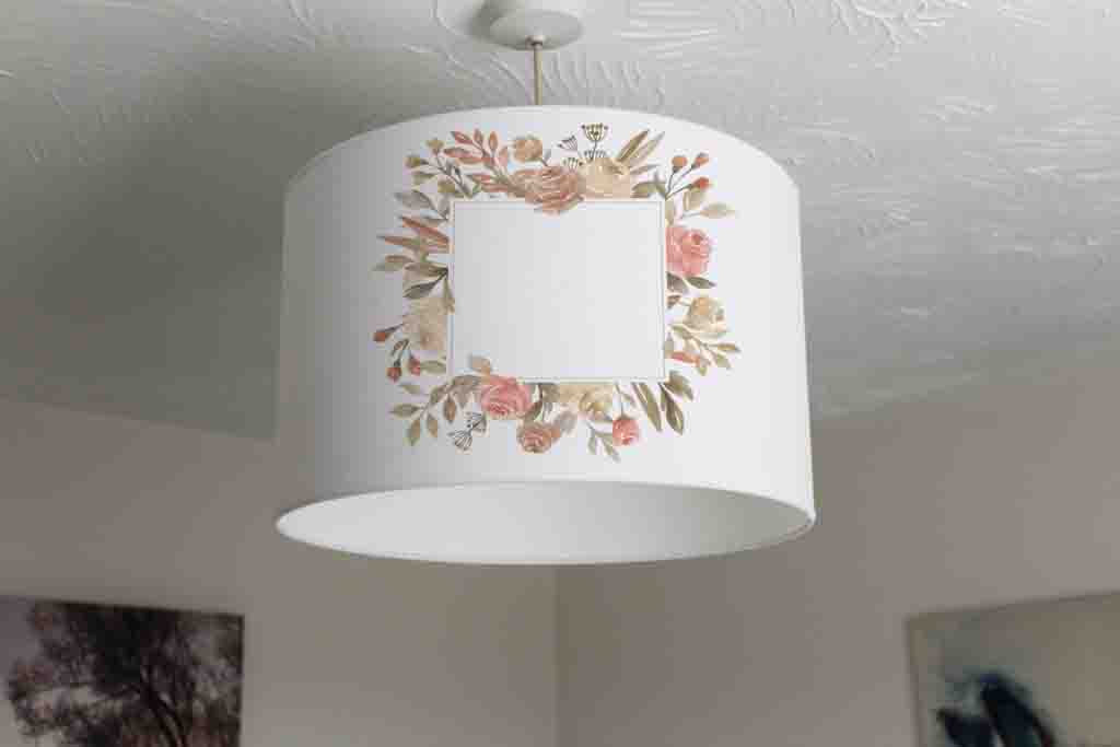 New Product Watercolor floral Roses (Ceiling & Lamp Shade)  - Andrew Lee Home and Living