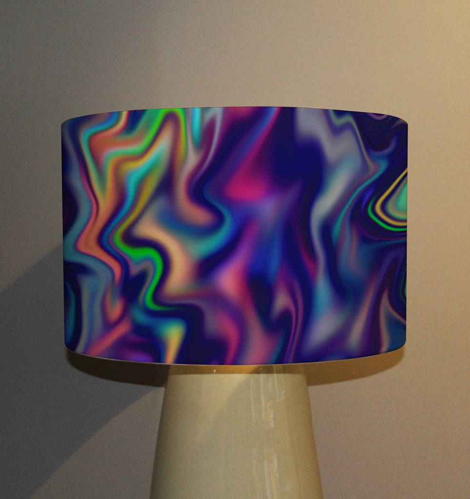 New Product Blue Foil Marbled multicolored Shine stone (Ceiling & Lamp Shade)  - Andrew Lee Home and Living