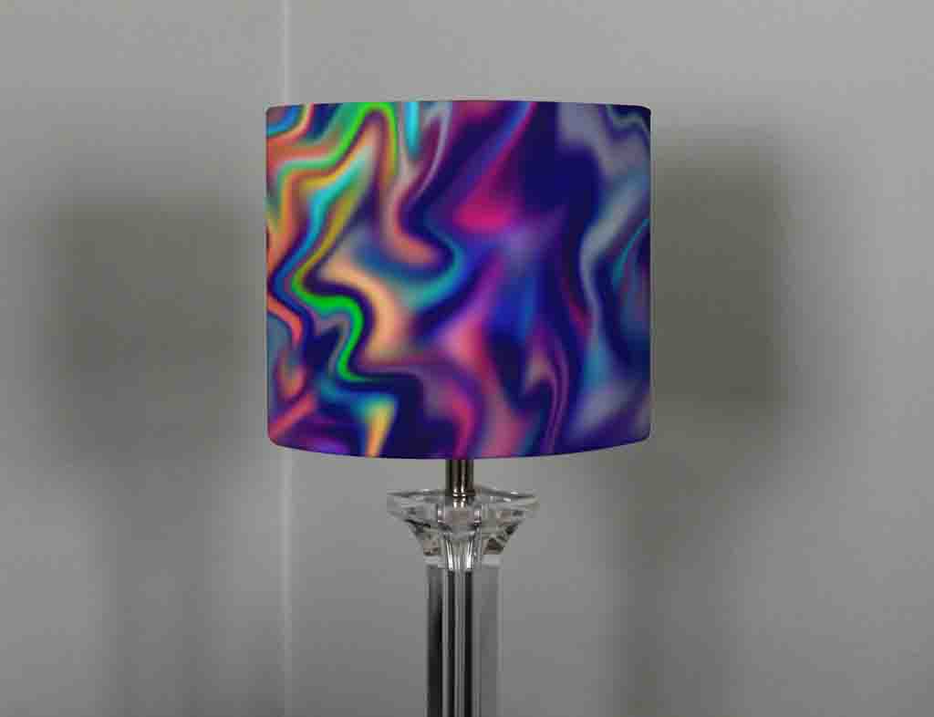 New Product Blue Foil Marbled multicolored Shine stone (Ceiling & Lamp Shade)  - Andrew Lee Home and Living