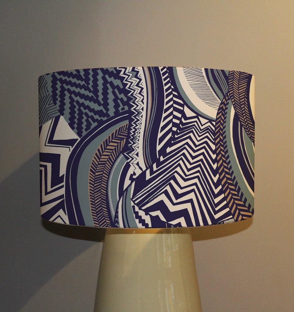 African Pattern in Geometric Forms (Ceiling & Lamp Shade) - Andrew Lee Home and Living