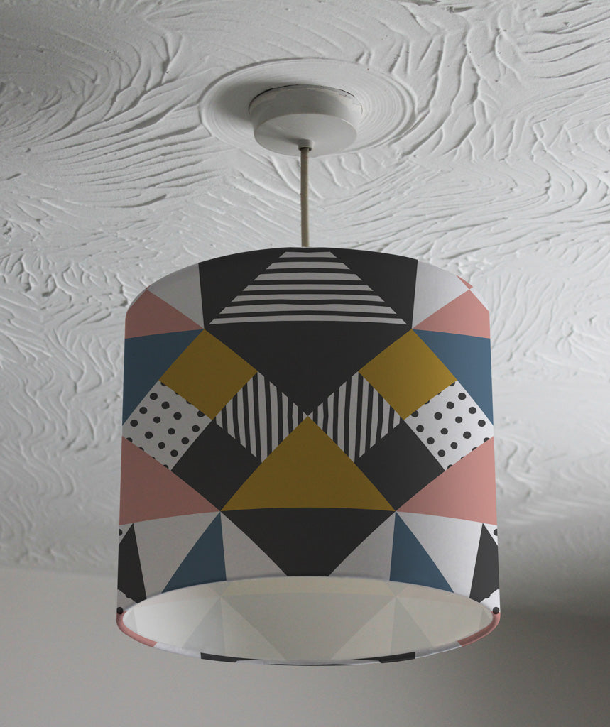 New Product Geometric, Abstract triangle with stripes (Ceiling & Lamp Shade)  - Andrew Lee Home and Living