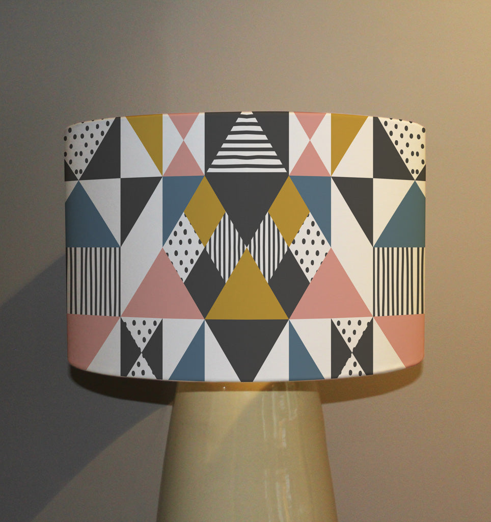 New Product Geometric, Abstract triangle with stripes (Ceiling & Lamp Shade)  - Andrew Lee Home and Living