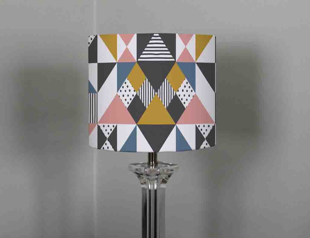 New Product Geometric, Abstract triangle with stripes (Ceiling & Lamp Shade)  - Andrew Lee Home and Living
