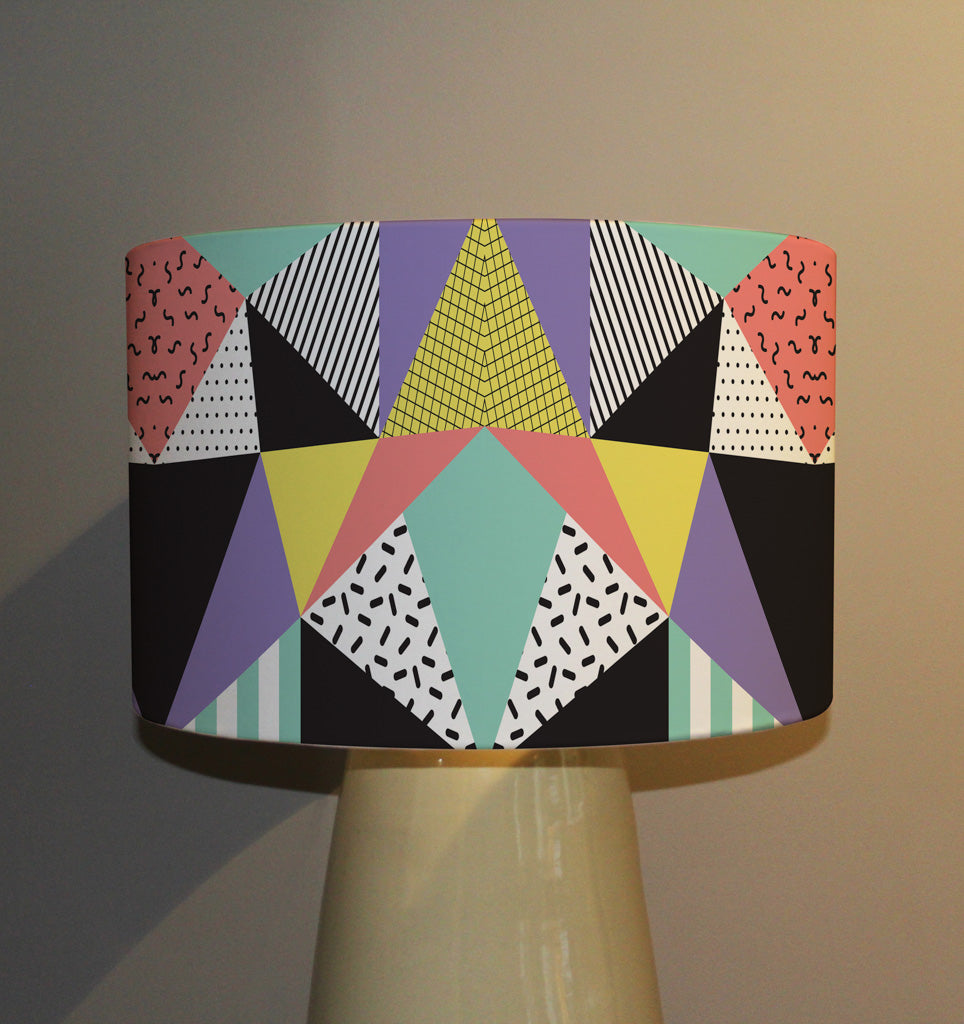 New Product Retro memphis style Geometrics (Ceiling & Lamp Shade)  - Andrew Lee Home and Living