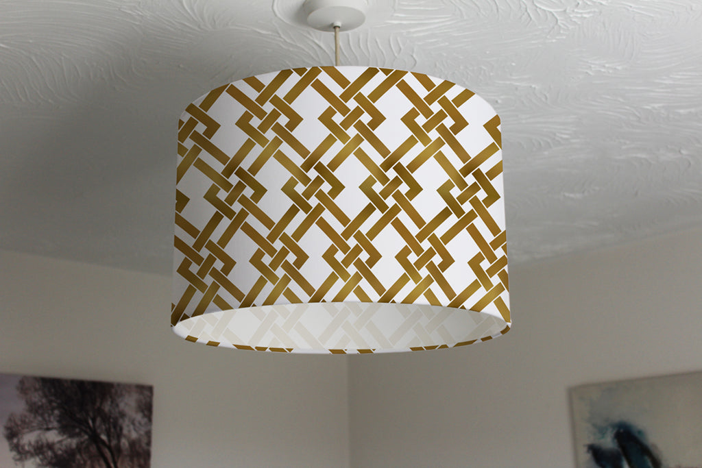 New Product Golden twisted stripes (Ceiling & Lamp Shade)  - Andrew Lee Home and Living