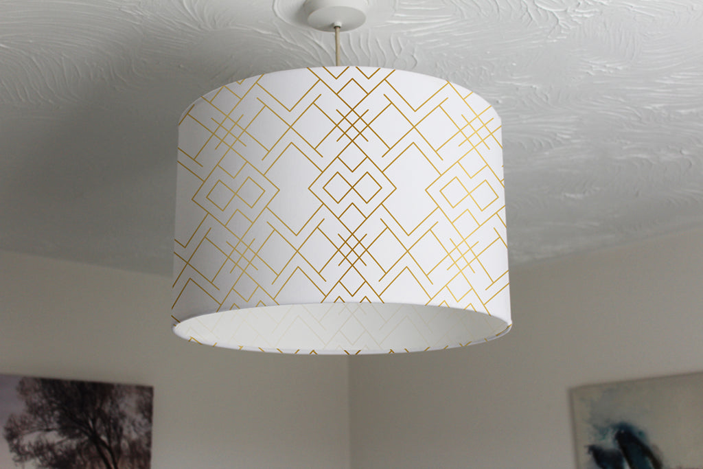 New Product Geometric with rhombus and nodes (Ceiling & Lamp Shade)  - Andrew Lee Home and Living