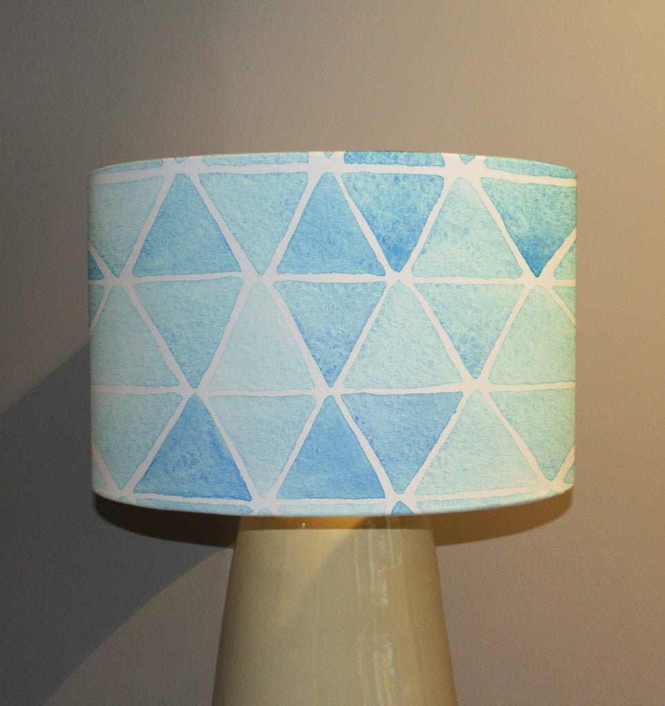 New Product Watercolor blue geometric pattern (Ceiling & Lamp Shade)  - Andrew Lee Home and Living