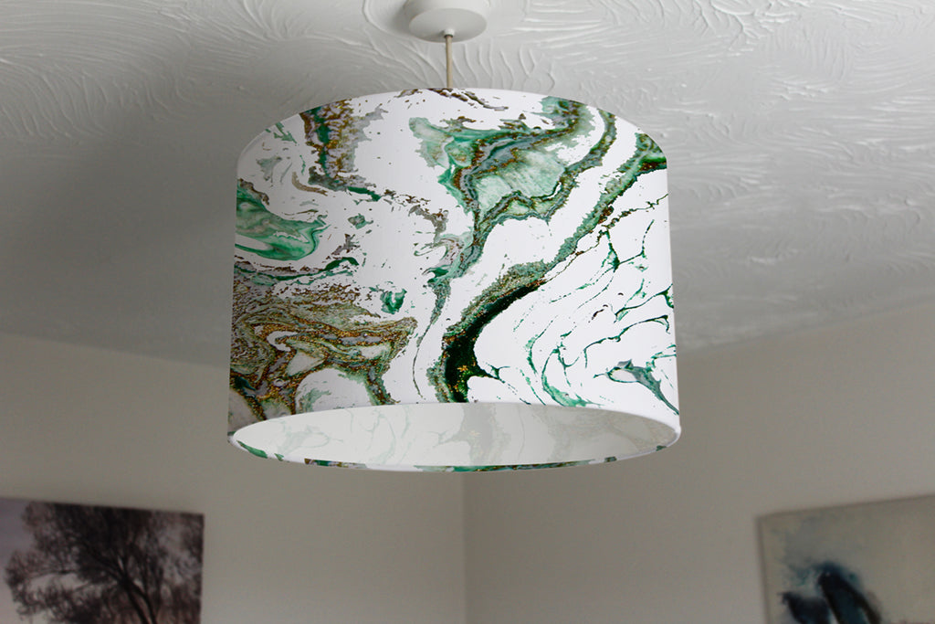 New Product Golden and dark blue mixed Marble texture (Ceiling & Lamp Shade)  - Andrew Lee Home and Living