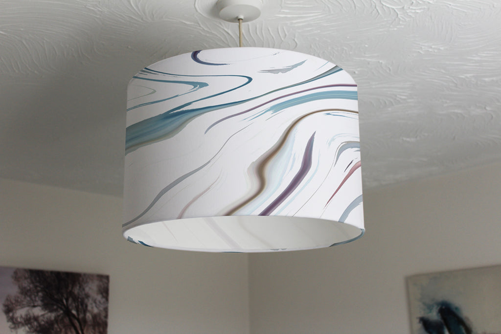 New Product White & Grey Marble (Ceiling & Lamp Shade)  - Andrew Lee Home and Living