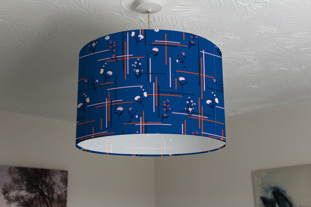 New Product Flowers with check grid (Ceiling & Lamp Shade)  - Andrew Lee Home and Living