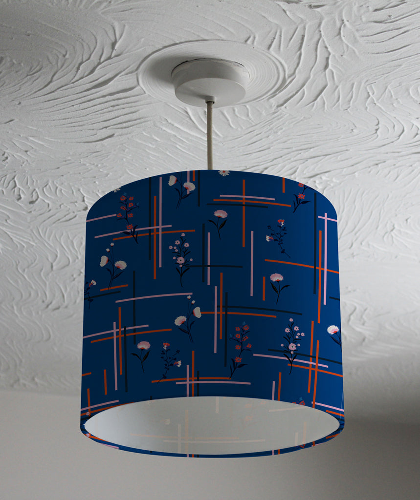 New Product Flowers with check grid (Ceiling & Lamp Shade)  - Andrew Lee Home and Living