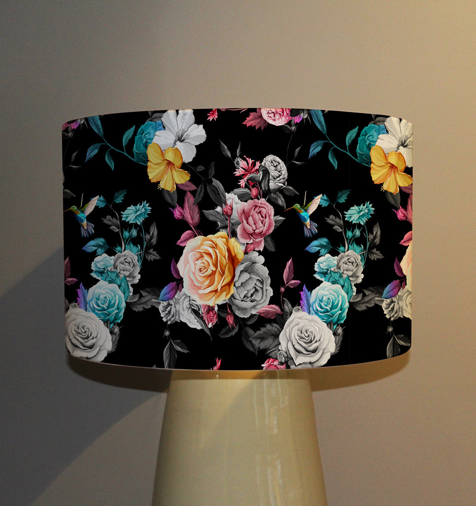 New Product Humming bird, roses, peony with leaves (Ceiling & Lamp Shade)  - Andrew Lee Home and Living